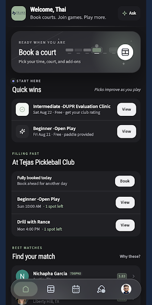 Tejas Pickleball Club Screenshot 1