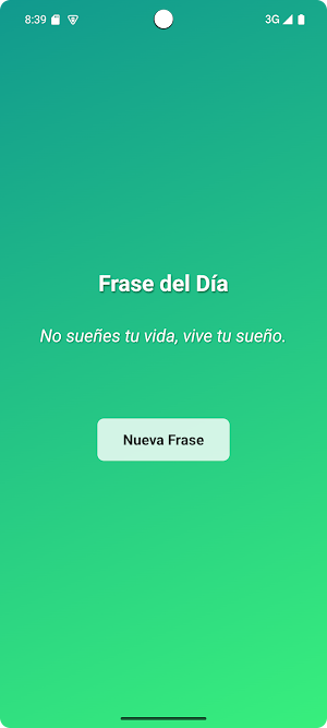 Frase del Dia Screenshot 0