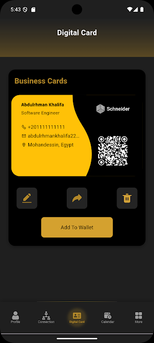 X TAG: Digital Business Cards Screenshot 3