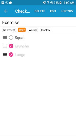 Checklist - Daily, Weekly, Monthly To-Do List Screenshot 2