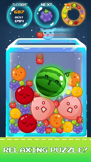 Drop Fruit - Watermelon Game Screenshot 0