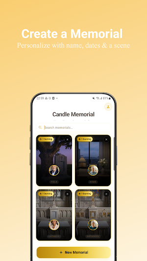 Candle Memorial & Tribute Screenshot 0