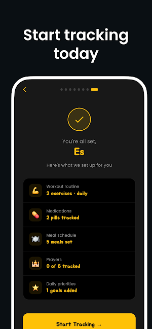 Daily Muslim habit tracker Screenshot 1
