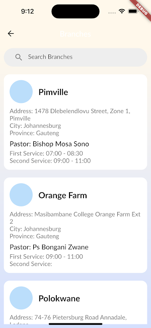 Grace Bible Church App Screenshot 2