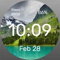 Contrast Lake - Watch Face