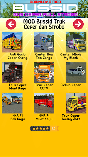 Download Mod Bussid Ceper Full Strobo Screenshot 3