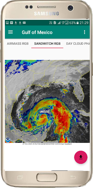 Live NOAA Satellite Weather Screenshot 1
