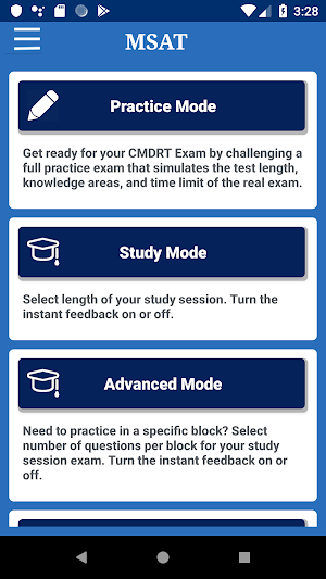 MSAT Practice Tool (CMDRT) Screenshot 0