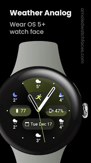Weather Analog: Watch face Screenshot 0