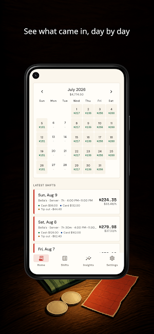 Tipvora: Tip Tracker - Tipvora Screenshot 3