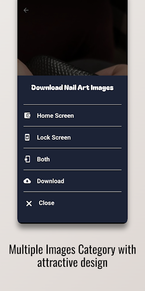 Simple Stripes Nail Art Design Screenshot 2