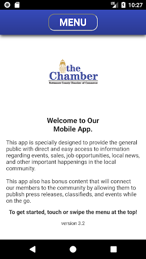 Suwannee Chamber Mobile App Screenshot 0