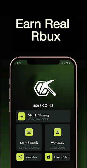 Rbux Mining Reward for robux Screenshot 2