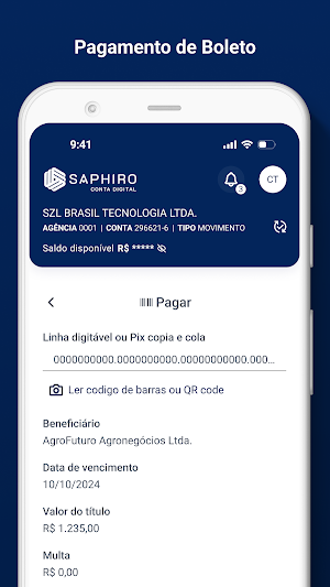 Saphiro Conta Digital Screenshot 3