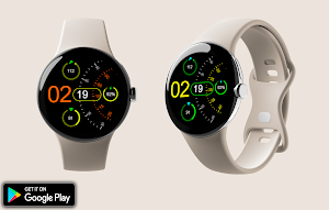 Digital Pixel Mod Rotary Watch Screenshot 1