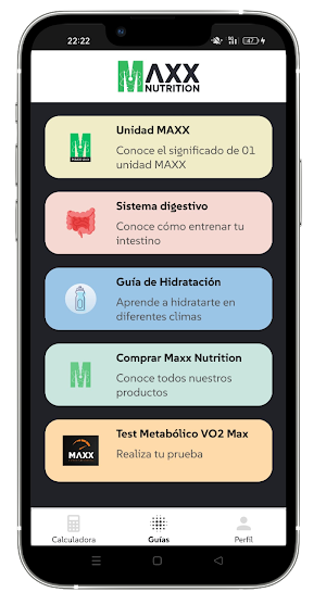 Maxx Nutrition Fuel Calculator Screenshot 1