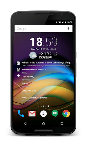 Chronus Information Widgets Screenshot 2