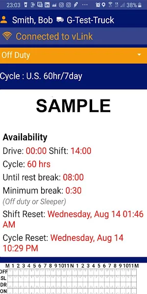 Orion eLog ELD Screenshot 1