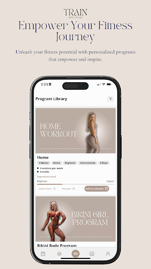 Train With Tayah App Screenshot 1
