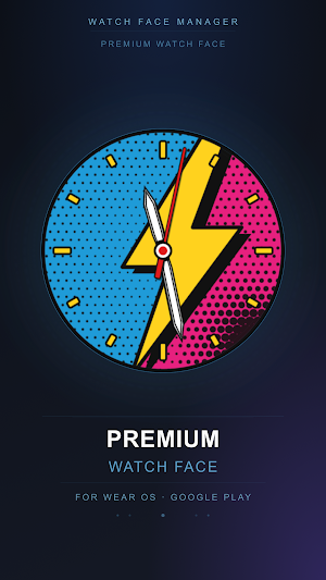 Comic Bolt Watch Face Screenshot 3