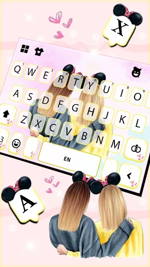Best Friends 2 Keyboard Background Screenshot 2