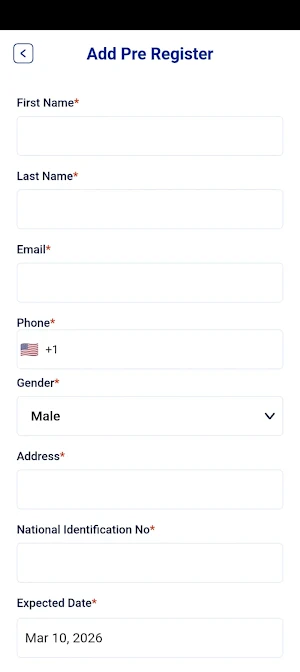 Visitor Record  Smart Check in Screenshot 1