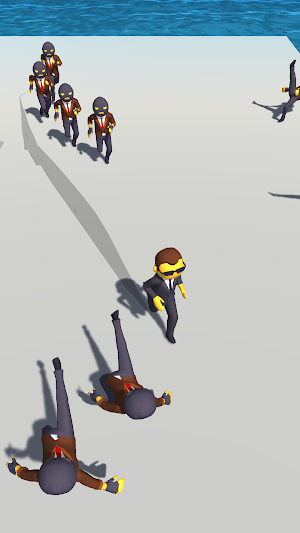 Blocky Rush Punch Runner Fall Screenshot 3