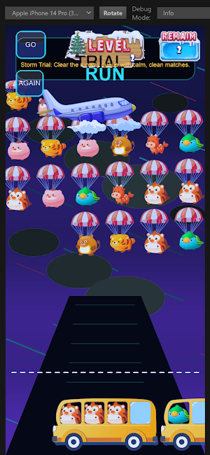 Winter Sky Dive Screenshot 1
