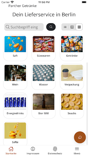 Panther Lieferservice Berlin Screenshot 1