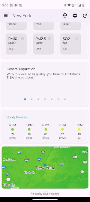 Air Quality Index & Forecast Screenshot 3