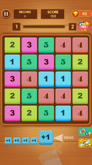 Merge Number Block Plus Puzzle Screenshot 1