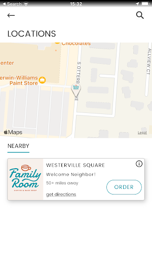 Family Room Coffee Screenshot 1