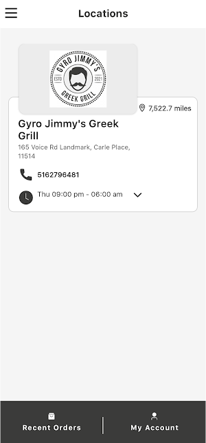 Gyro Jimmy's - Greek Grill Screenshot 0