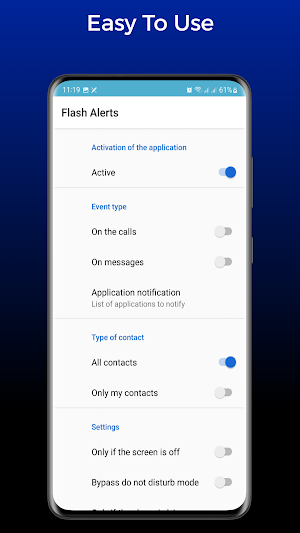 Flash Alerts - Flash Call Screenshot 2