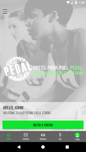JUST PEDAL CYCLE STUDIO Screenshot 1