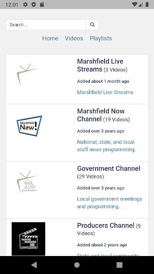 Marshfield Broadcasting Screenshot 2