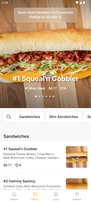 Rock'n Rollz Sandwich Co. Screenshot 1