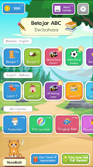 Belajar ABC Dwibahasa + Suara Screenshot 0