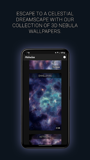 Nebulae - Live Wallpapers Screenshot 0