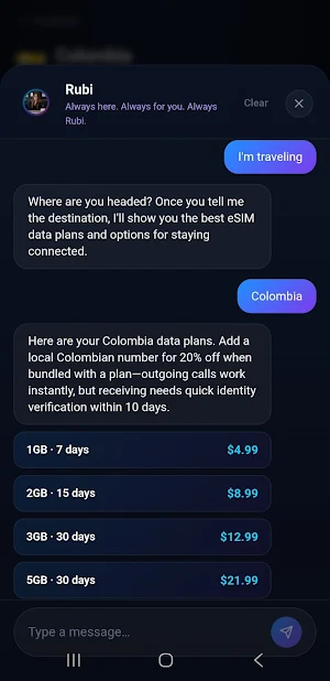 Infiniti Mobile Screenshot 1