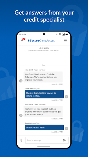 Secure Client Access Screenshot 2