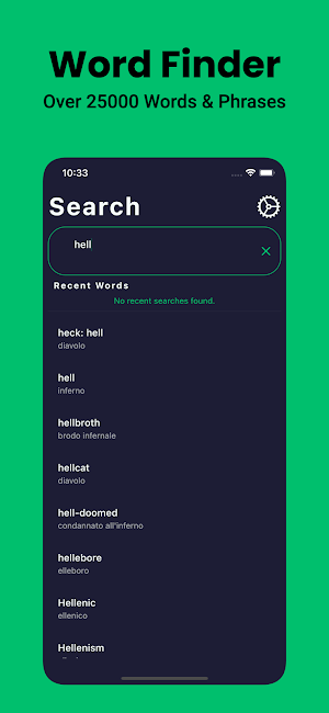 Italian Dictionary English Screenshot 2