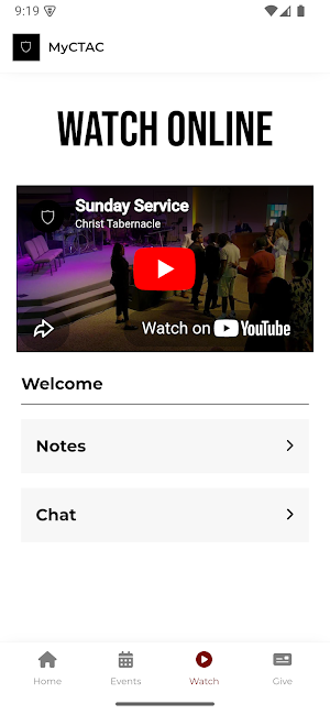 MyCTAC Screenshot 2
