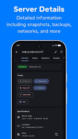 HetzMate for Hetzner Cloud Screenshot 1