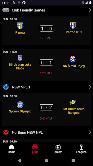 Live Football Tv Streaming HD Screenshot 1