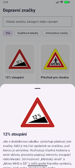 Autoškola 26: Dopravní značky Screenshot 1