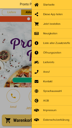 Pronto Pizza Lauenburg Screenshot 2