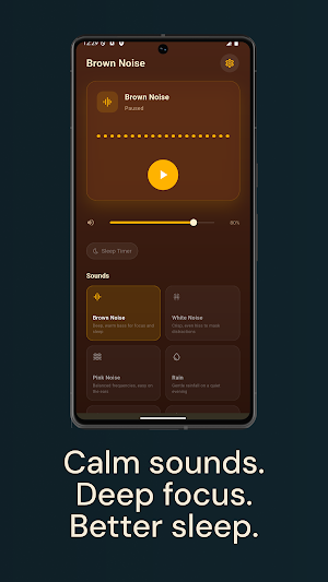 Brown Noise: Sleep & Focus Screenshot 0