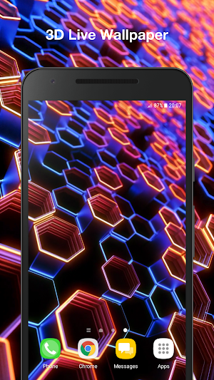 Abstract 3D Live Wallpaper Screenshot 0