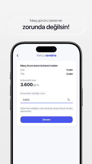 Kolay Avans Screenshot 2
